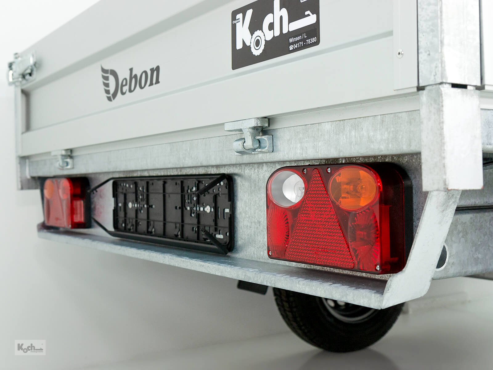 Anhänger des Typs Sonstige Heckkipper 150x250cm 1,3t|E-Pumpe|Gitter 60cm (Ki12312074So), Neumaschine in Winsen (Luhe) (Bild 8)